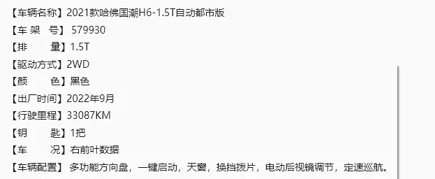 HAVAL H6, 2022