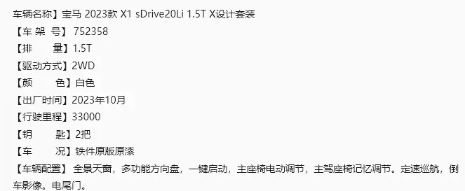 BMW X1, 2023